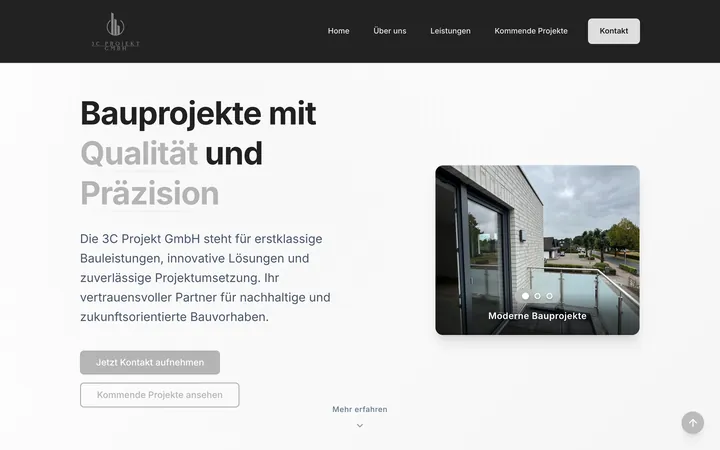 Startseite von 3cprojektgmbh.de