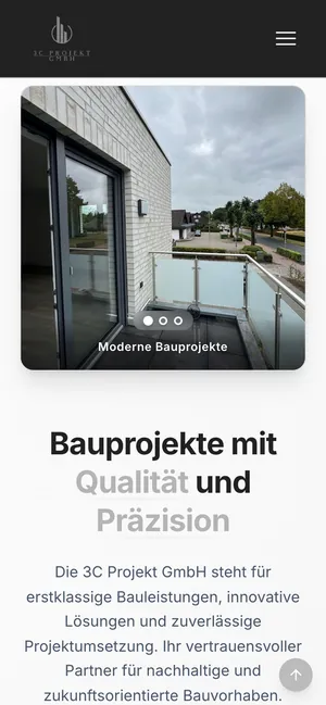 3cprojektgmbh.de auf dem Smartphone